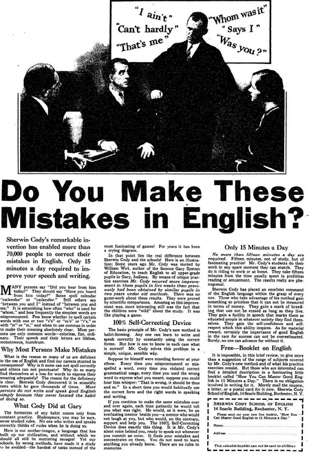 "The Wall Street Journal: Do You Make These Mistakes in English?"