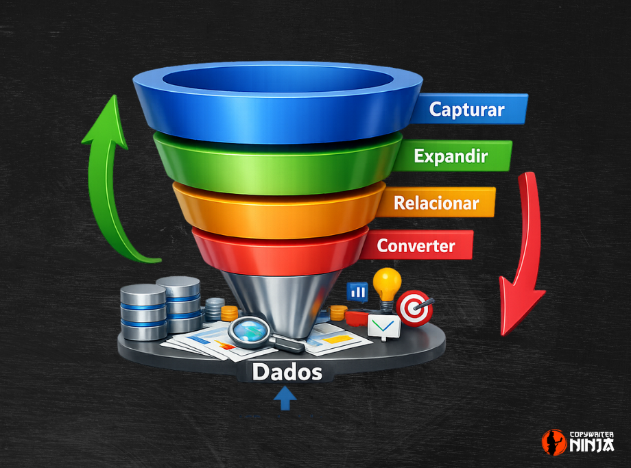 Funil de Conteúdo Inteligente (Smart Content Funnel). Copywriter Ninja.